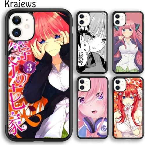Krajews Anime Quintessential Quintuplets soft Phone Case Cover For iPhone 5 SE 2020 6s 7 8 plus X XS XR 11 12 mini pro max Shell