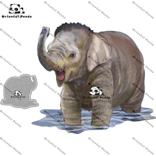 New Dies 2020 Camper Van Metal Elephants play in the water Dies photo album cutting die Scrapbooking Stecil cutting 2020 new