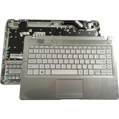 For Samsung NP500R4K 500R4K Laptop Palmrest Upper Case US Keyboard Touchpad