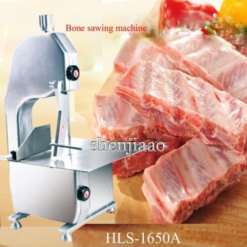 Commercial cutting bone machine HLS-1650A saw bones machine Multifunction ribs/fish cutting machine Electric meat cutter 220v