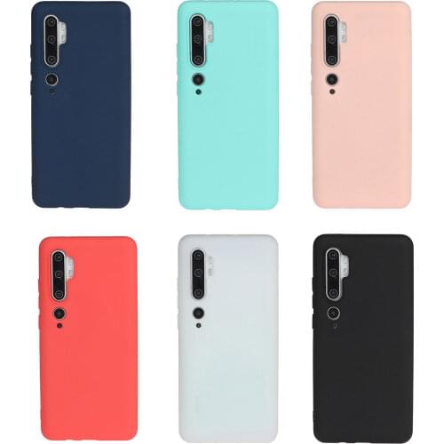 Candy color silicone case for xiaomi mi 9 8 lite se mi9 mi8 mi 6 mi6 CC9 pro CC9E a3 Lite mix 2 matte soft tpu back case