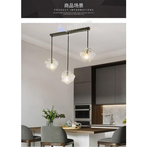 Nordic glass ball color cord light handmade wicker modern led chandelier lamparas de techo living room decoration hanglampen