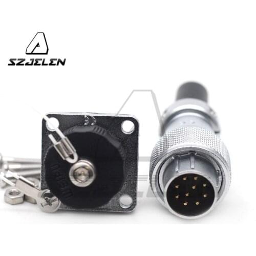 WEIPU WS16- 10pin metal waterproof connector, can be used in industry, aviation, communications, Machine tools, instruments etc