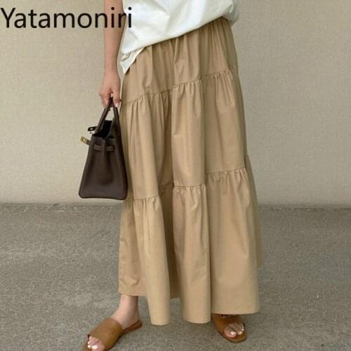 Женские юбки с высокой талией YATAMONIRI China At AliExpress