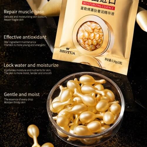 Golden Capsules Face Serum Moisturizing Capsule Essencial Liquid Spot Acne Remover Whitening Anti-Wrinkle Face Skin Care TSLM1