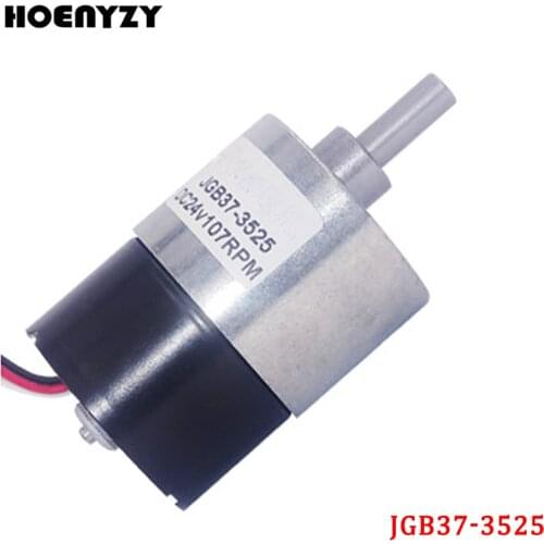 12V/24V DC Brushless Gear Motor JGB37-3525 Speed Regulating Motor 12RPM 22RPM 35RPM 45RPM 66RPM 200RPM 600RPM 960RPM Reversible