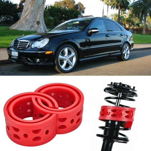 2pcs Size B Front Shock Suspension Cushion Buffer Spring Bumper For BENZ C230