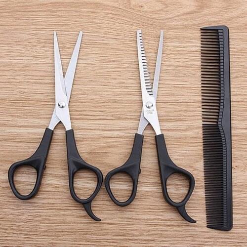 2018 New Hair Scissors For Hair Styling Stainless Steel+PP Hairdressing Thinning Scissors With Comb