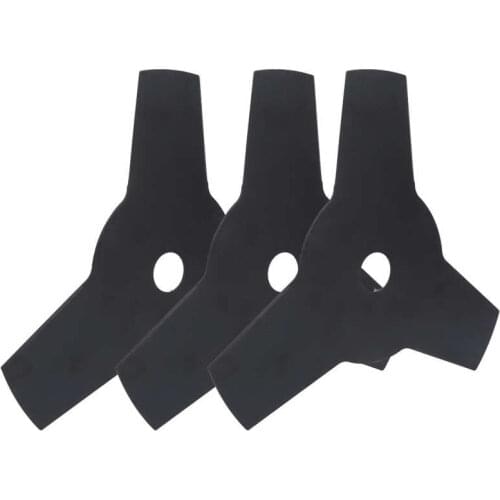 4pcs 10 Inch 3T Brush Cutter Blade Grass Trimmer Mower Blade Straight Tooth Accessory