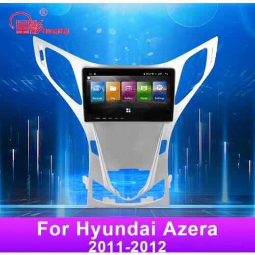 Android 9.66/9.7 Inch For Hyundai Azera 2011-2012 GPS Navigation Free Map Car Multimedia Full HD Vedio Player RDS Radio
