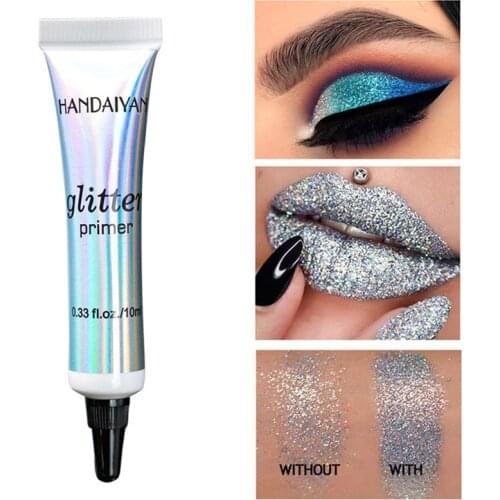 Sequin Glitter Primer Eyeshadow Pigment Cream Face Lip Eye Makeup Primer Cream @ME88