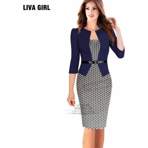 Модные платья в клетку DANJEANER China At AliExpress