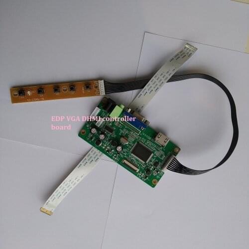 For B156XTN07 B156XTN07.1 1366X768 LCD EDP Controller board 1366X768 KIT VGA DIY DRIVER SCREEN display 15.6"