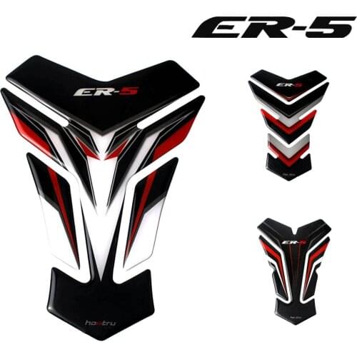 For Kawasaki ER5 ER-5 Tankpad 3D Resin Motorcycle Tank Pad Protector Stickers