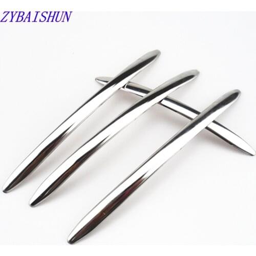 Door Handle Metal Chrome Trim Cover Sticker Ribbon Accessories Car Styling For BMW 5 Series F10 F11 2010-2015