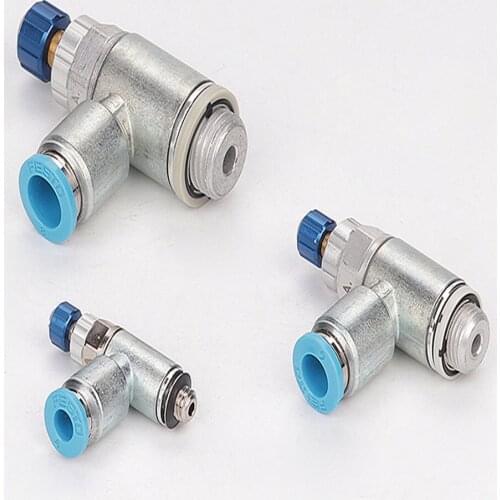 GRLA-3/8-QS-6-RS-D GRLA-3/8-QS-8-RS-D GRLA-3/8-QS-10-RS-D GRLA-3/8-QS-12-RS-D FESTO connector one-way throttle valve