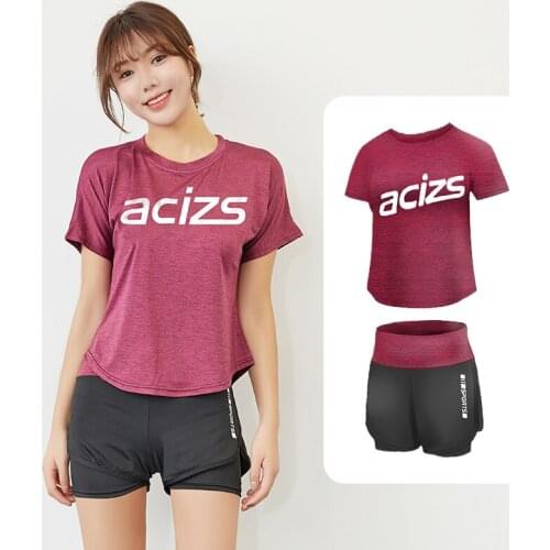 2 piece yoga set women letter printing running fitness sport active wear for women gym clothing dry fit workout tracksuit female