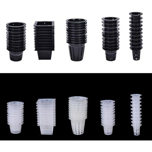 10pcs Heavy Duty Mesh Pot Net Cup Basket Hydroponic Aeroponic Plant Grow Clone