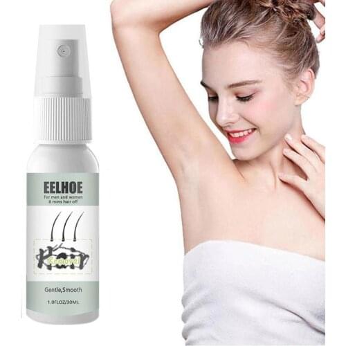 30ml Gentle Hair Removal Cream Spray Body Hair Depilatory Beard Bikini Legs Armpit Permanent Painless Hair Remover Spray