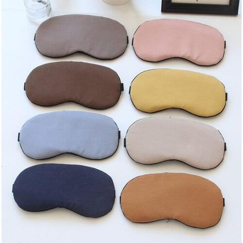 New Pure color sleep stereo eye mask Polyester cotton Quality Assurance Light proof Blindfold for women man remedy for sleeping