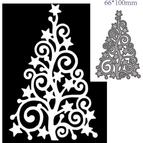 Metal cutting dies cut die mold Christmas tree decoration Scrapbook paper craft knife mould blade punch stencils dies