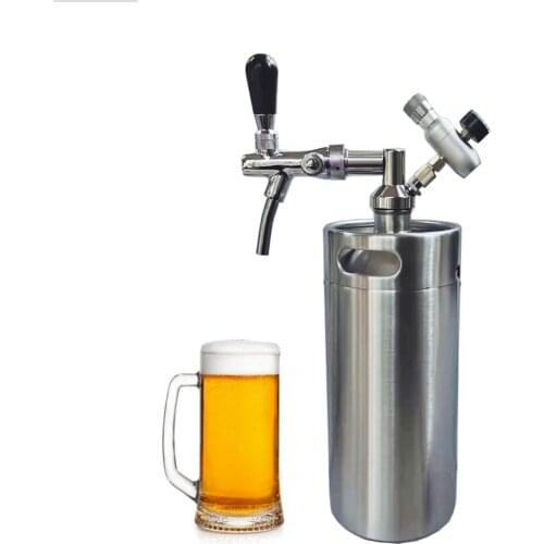 3 Liters Mini keg barrel Mini keg dispensor fermenter tank stainless steel tank for home brewery