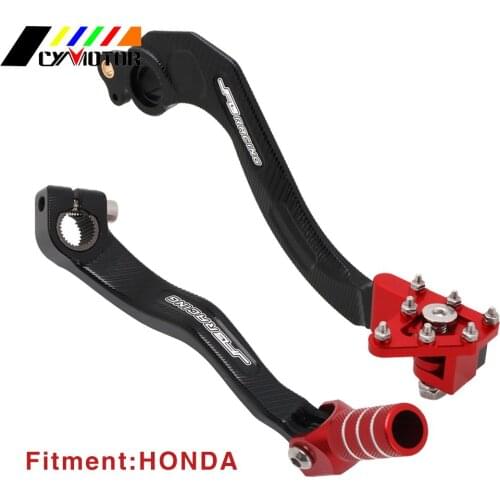 Motocycle CNC Foldbale Gear Shift Lever Shifter Pedal Brake Pedal For HONDA CRF450R CRF250R CRF 450R 250R 250 450 R 450RX 250RX