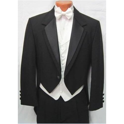 New Dark Blue Mens Tuxedos Suits Slim Fit Bridegroom Groomsmen Wedding Suits Custom Made Formal Men Blazer