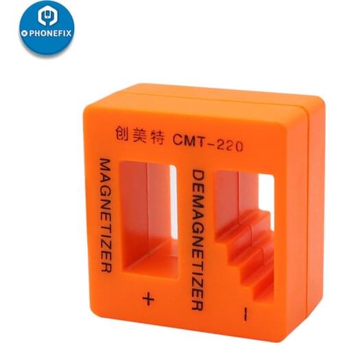 New CMT-220 Screwdriver Magnetic Pick UP Tool Orange Blue Magnetizer Demagnetizer For Screwdriver Tips Bits Small Tools