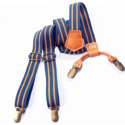 Mens Suspenders 4 Clips Men Braces Supports tirantes For Women Elastic Adjustable Pants Straps Clothing Accessories suspensorio