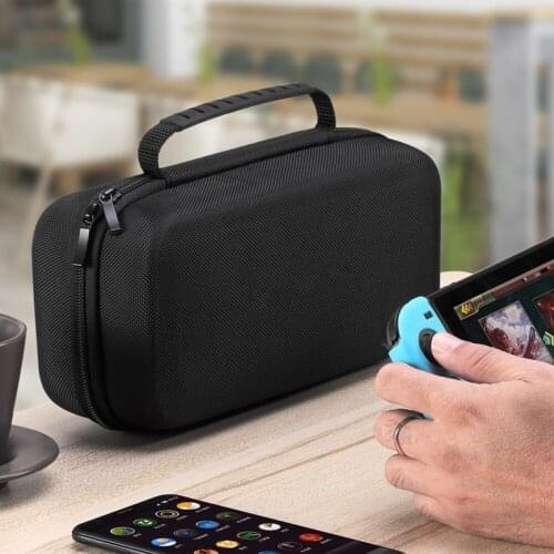 Portable Travel Protective Waterproof 1680D+Nylon Storage Bag Case Compression Hard Pack for Nintend Switch NS Lite Game Console