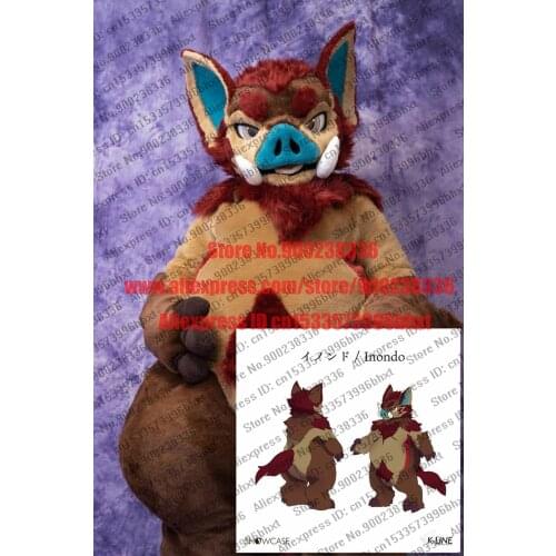 3-D Eyes Fursuit Fullsuit INNODO WILD PIG WQ005 Huksy Dog Costumes Full Furry Suit Furries Anime Legs Teen Costumes AUDLT Child