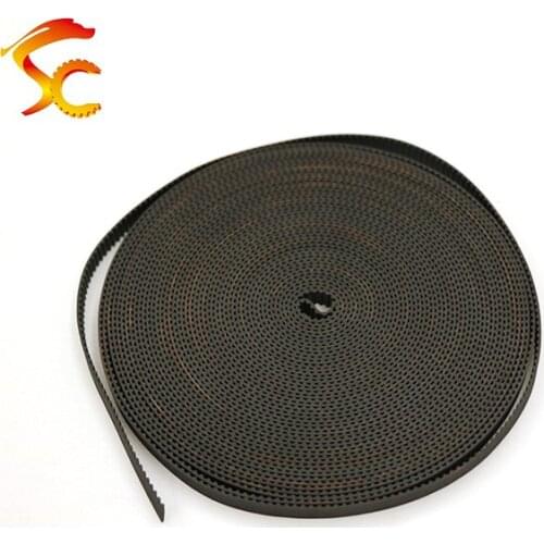 High Quality 10meters/lot T2.5L 6mm open timing belt width 6mm T2.5 6mm rubber belt for 3D Printer Free shipping