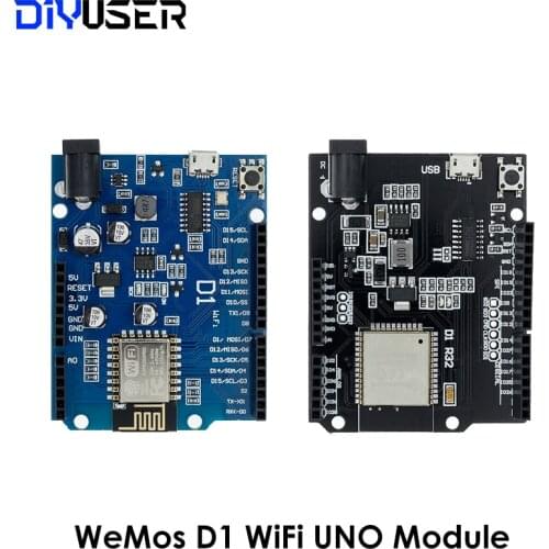 Smart Electronics ESP-12F/12E WeMos D1 WiFi UNO Based ESP8266 Shield for Arduino Compatible IDE