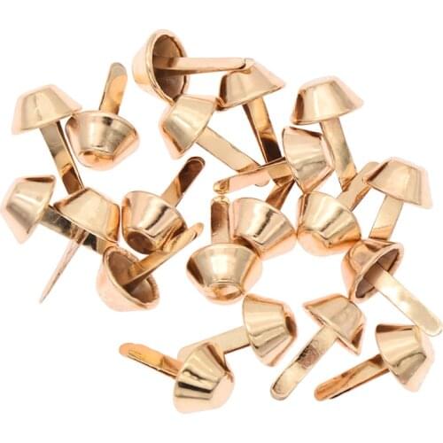 20PCS Metal Bag Feet Rivets Studs Pierced For DIY Craft Purse Handbag Leather Decoration Accessories