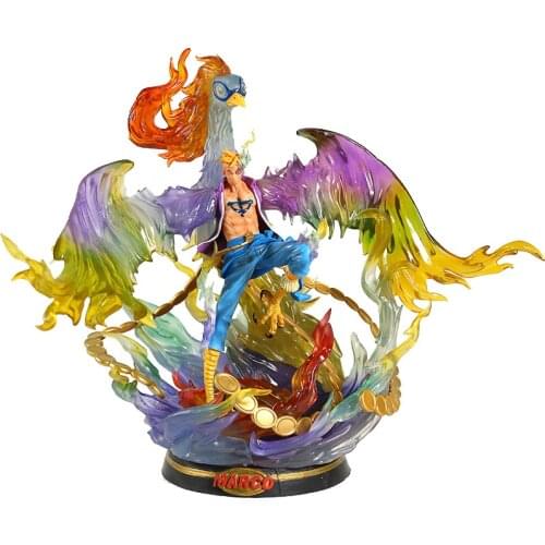 One Piece Anime Figure GK Marco Phoenix Figma 46cm PVC Model Action Archetype Oversized Movie Gift Collectible Toys For Children