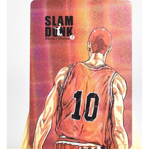 Anime Flash Card Slam Dunk Flash Card Hanamichi Sakuragi Kaede Rukawa Back View 5 Small Card Set Card Collection