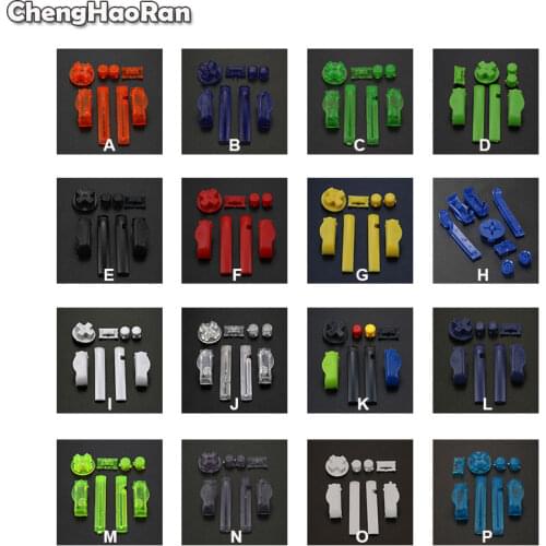 ChengHaoRan Hot Multi-Color Replacement Keypads L R A B Buttons For Gameboy Advance Frame For GBA D Pads Power ON OFF Button