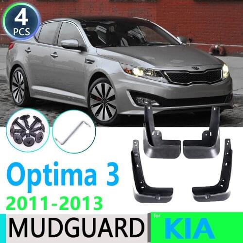 For KIA Optima 3 K5 TF 2011 2012 2013 SX SXL Hybrid Car Fender Mudguard Mud Flaps Guard Splash Flap Car Accessories