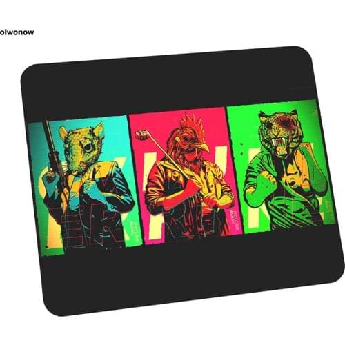 Hotline miami mouse pad cheapest 30x25cm mousepads best gaming mousepad gamer HD print personalized mouse pads keyboard pc pad