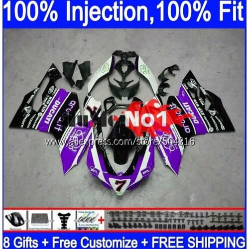 Injection For DUCATI Panigale 899 1199 S 1199R 120MC.42 purple black 899S 12 13 14 15 16 1199S 2012 2013 2014 2015 2016 Fairing