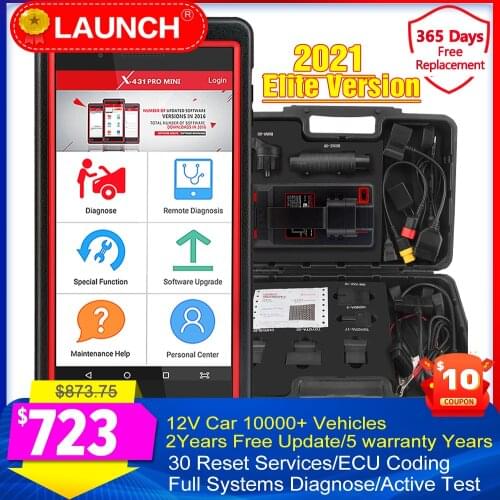 Launch X431 Pro Mini Auto Diagnostic Tool Support Full System CAR mode 1000+ LAUNCH X431 Pros Mini 2 Year Free Update 5 Warranty