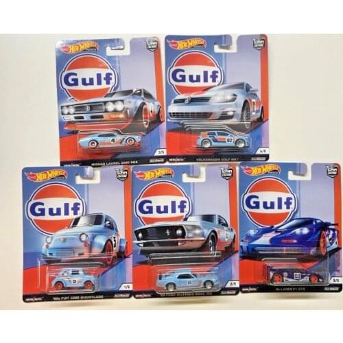 Hot Wheels Car 1:64 Car Culture Gulf FIAT NISSAN MCLAREN FORD Collector Edition Metal Diecast Collection Kids Toys