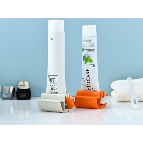 Multifunction Toothpaste Dispenser Toothpaste Tube Squeezer Portable Toothpaste Roller Bathroom Toothpaste Holder