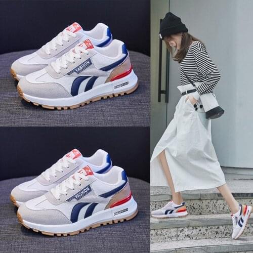 Fashion Couple Sneaker Shoes Women 2021 Spring New Breathable Students Recreational Sports Running Shoes for Men Women Shoes