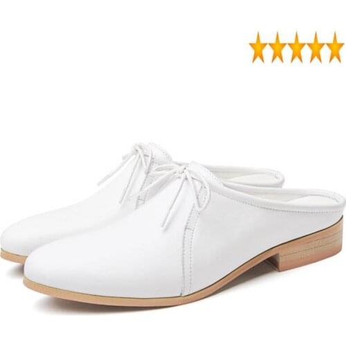 Leather Summer Genuine 2021 New Men Casual Slippers Luxury White Black Dress Shoes Sandals High Quality Beach Sandalias Male