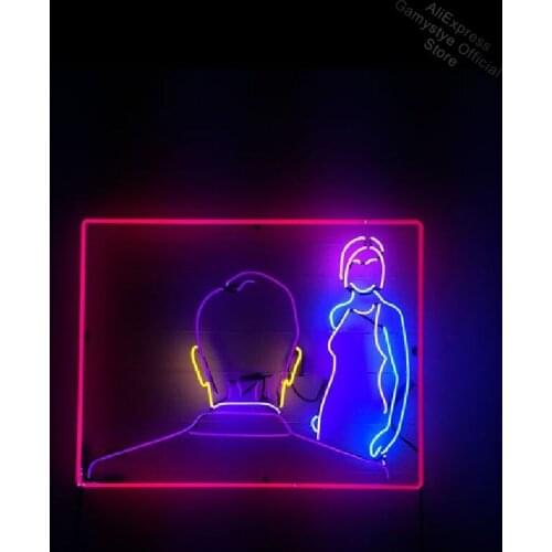 Neon Signs for Don't Tell Her to hush neon art bulb Sign Decorate Room Neon Bulbs Decorative Warehouse Sign budweiser neon sign