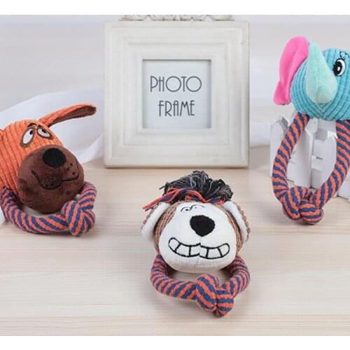 Pet Squeaky Toy Supplies Small And Medium Sized Dogs Bite Resistant Fleece Dog Toys Elephant Puppies Interactive Toys