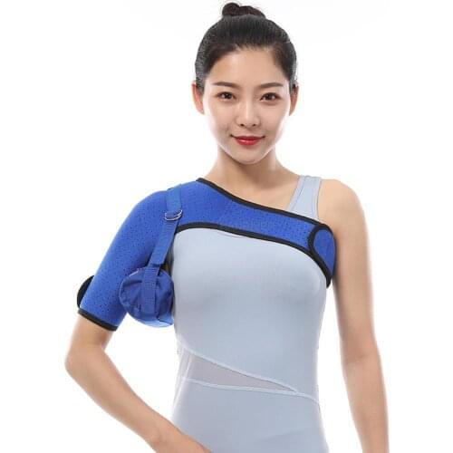 Rehabilitation shoulder support subluxation dislocation shoulder joint fixation belt stroke hemiplegia forearm sling