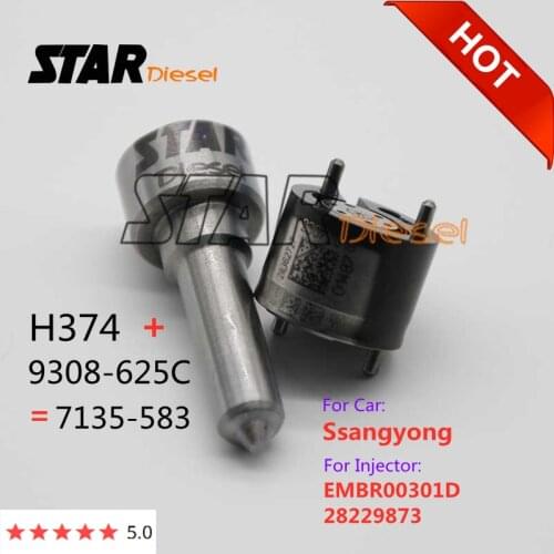 Repair Kits 7135-583 Diesel Injector Nozzle H374 L374PBD L374PRD Control Valve 9308-625C For 6710170121 A6710170121 33800-4A710